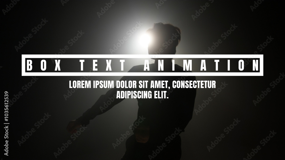 Box Text Animation Stock Template | Adobe Stock