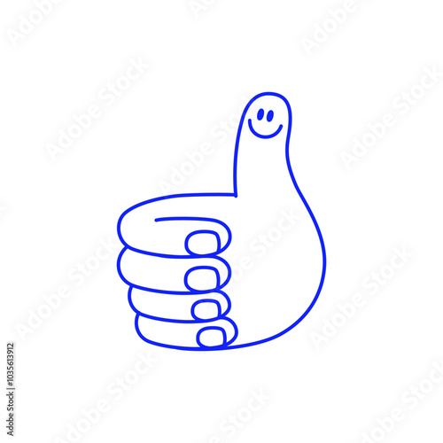 Vector line simple illustrations, hands and gesture in outline style, sticker gesture, print and poster design