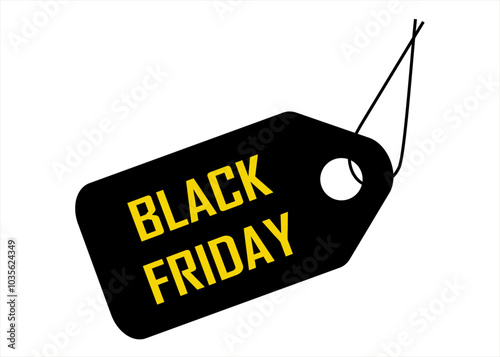 Poster for the Black Friday sale. Advertising your store's discounts.