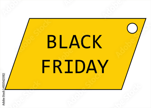 Poster for the Black Friday sale. Advertising your store's discounts.