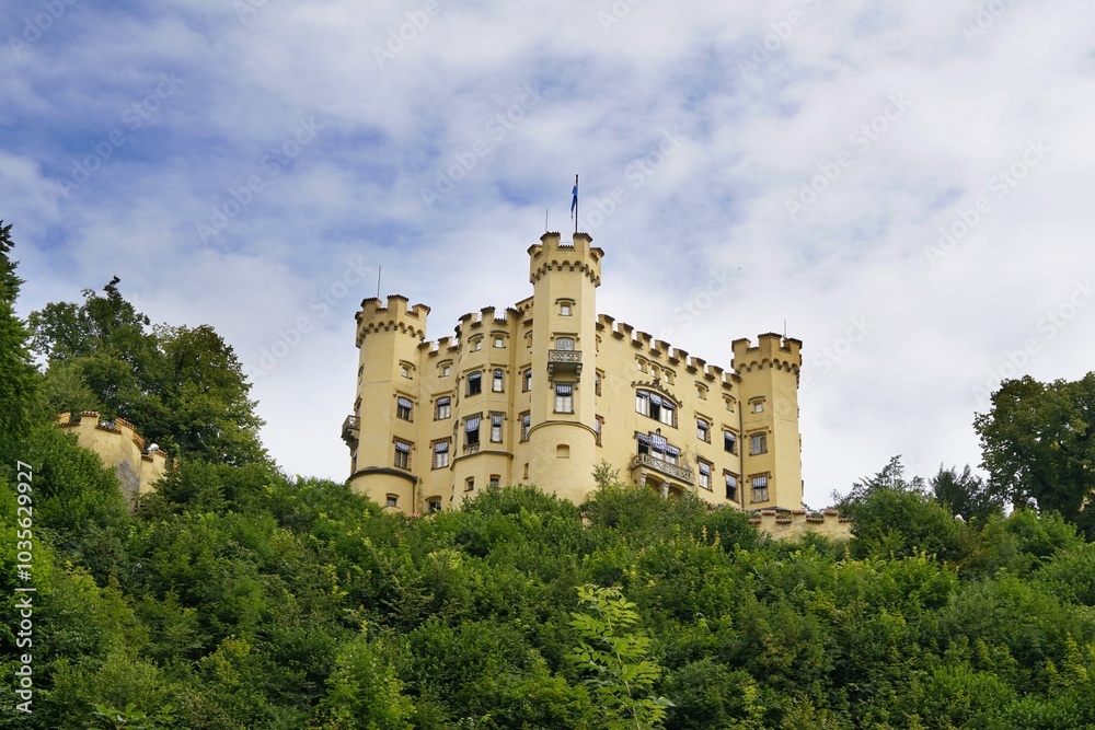 Hohenschwangau Castle in Bavaria Germny