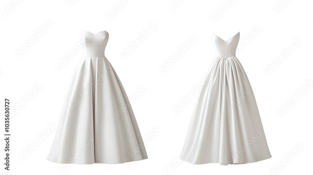 Featuring a minimalist princess dress design, mockup template, front and back view, princess dress, dress design mockup, png file, princess dress design, on a transparent backgrounds Featuring a minimalist princess dress design, mockup template, front and back view, princess dress, dress design mockup, png file, princess dress design, on a transparent backgrounds