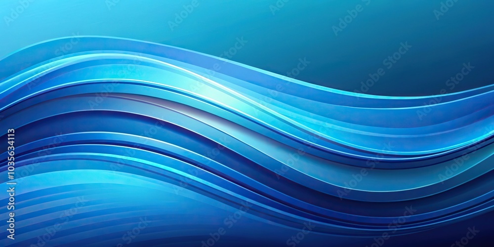 Fototapeta premium abstract background with wave blue colour combination Tilted Angle