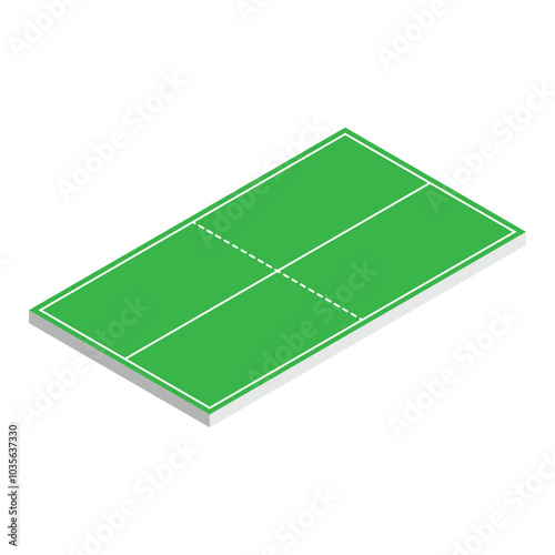 Table Tennis Field 3D