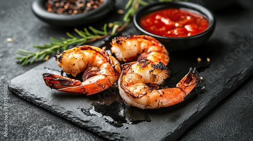 Grilled Shrimp with Cocktail Sauce