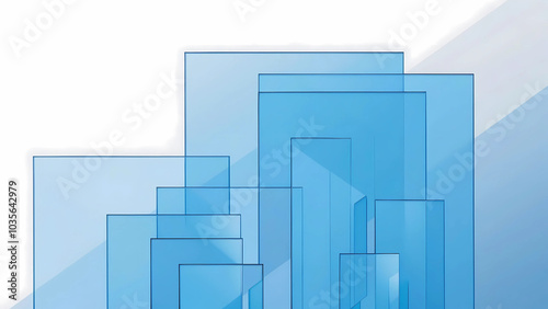 An abstract digital artwork featuring geometric background