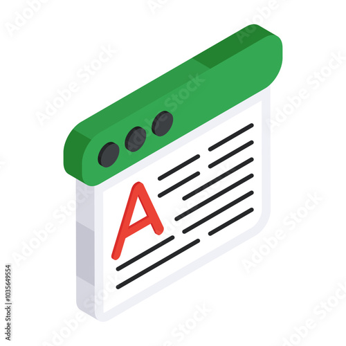Conceptual flat design of online content writing

