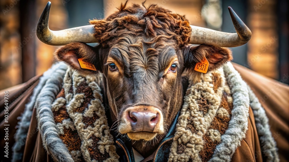 Bull in a Coat: Exploring Animal Social Roles Through Macro Photography for Unique Insights into Behavior and Identity Bull in a Coat: Exploring Animal Social Roles Through Macro Photography for Unique Insights into Behavior and Identity