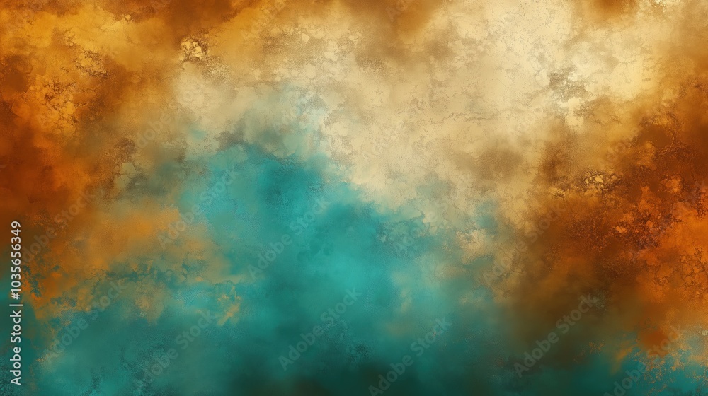 Abstract grunge background with teal, brown, and orange colors in a textured digital art painting style. Featuring bold, earthy tones and a rustic design, this abstract wallpaper is ideal for banners, Abstract grunge background with teal, brown, and orange colors in a textured digital art painting style. Featuring bold, earthy tones and a rustic design, this abstract wallpaper is ideal for banners,