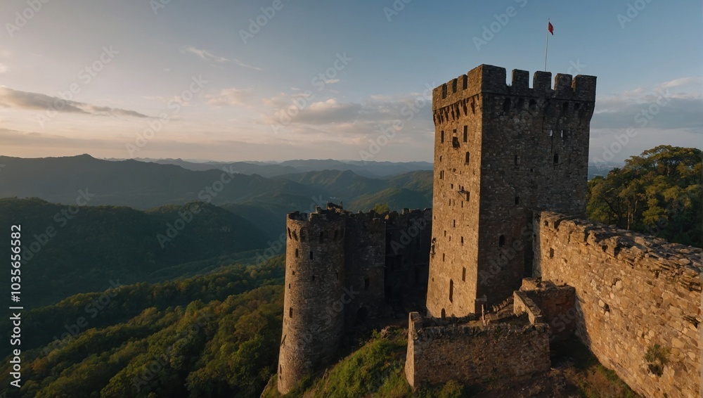 An ancient archer tower steeped in mystery attracts curious travelers An ancient archer tower steeped in mystery attracts curious travelers