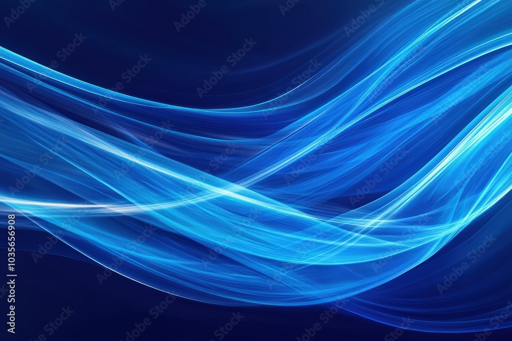 Blue Light Streaks. Abstract Background with Illuminating Light and Artistic Glow Blue Light Streaks. Abstract Background with Illuminating Light and Artistic Glow
