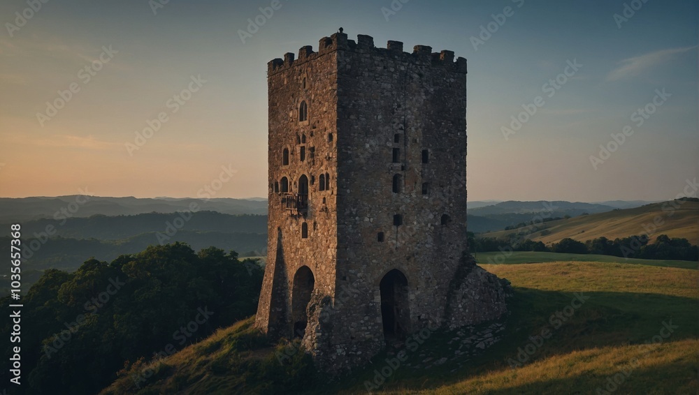 An ancient archer tower with a captivating story to tell An ancient archer tower with a captivating story to tell