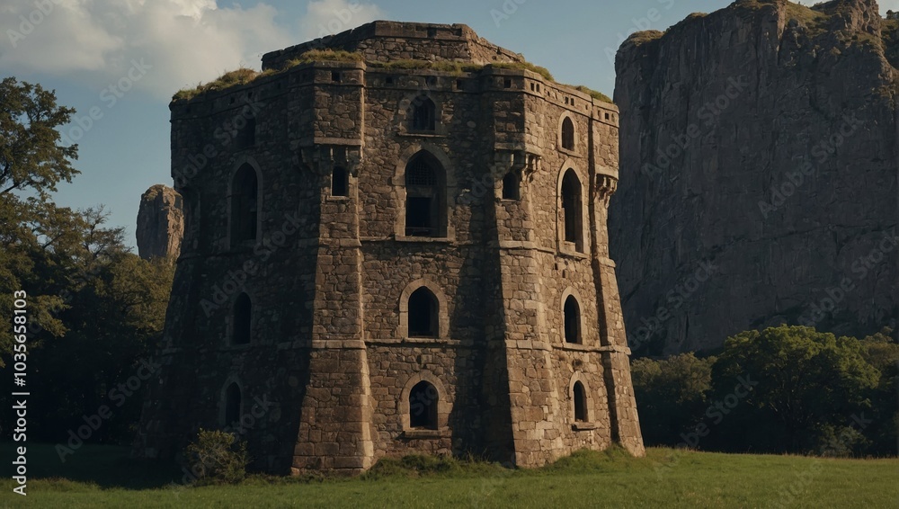 An ancient archer tower with captivating stories awaits curious explorers eager to learn An ancient archer tower with captivating stories awaits curious explorers eager to learn