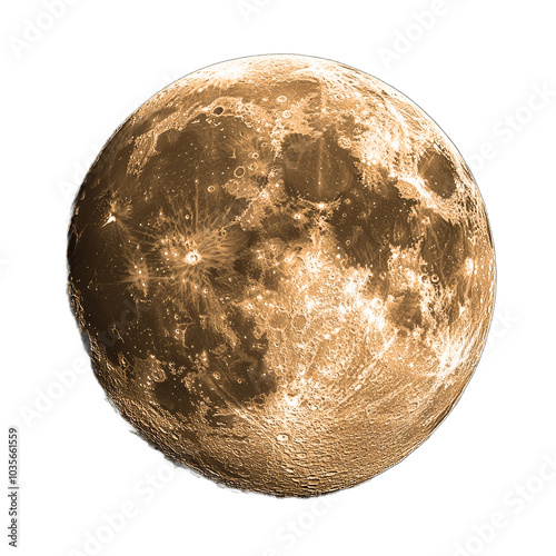 Blood moon isolated PNG on transparent background