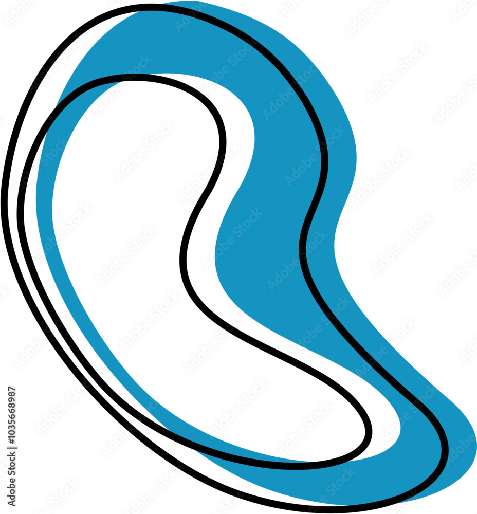 background with wave