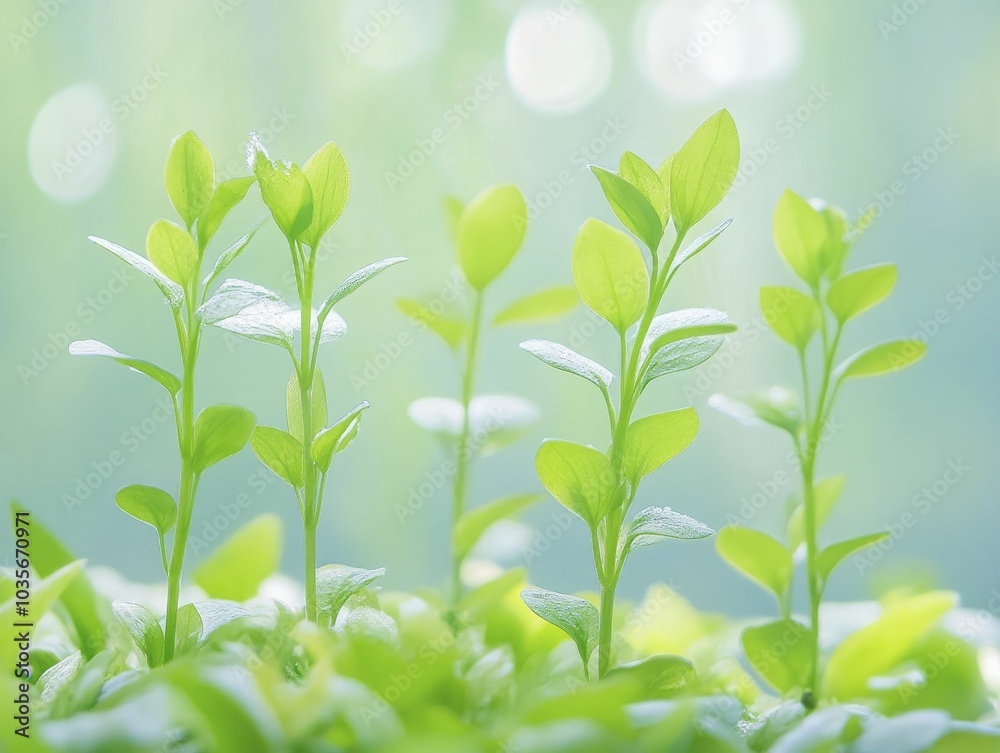 Close-up of underwater vegetation swaying softly, with a gentle background blur and calming illumination that creates a tranquil atmosphere. Close-up of underwater vegetation swaying softly, with a gentle background blur and calming illumination that creates a tranquil atmosphere.