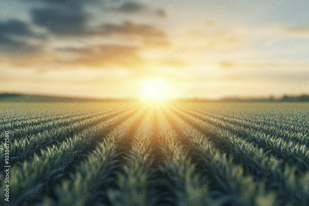 Sustainable resource management for farming, enhanced by digital data layers, thrives under the warmth of golden sunlight. Sustainable resource management for farming, enhanced by digital data layers, thrives under the warmth of golden sunlight.