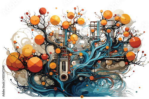 Colorful modern artwork, abstract paint strokes, oil painting on canvas. Acrylic art, artistic texture. Brush daubs and smears grunge background, hand painted