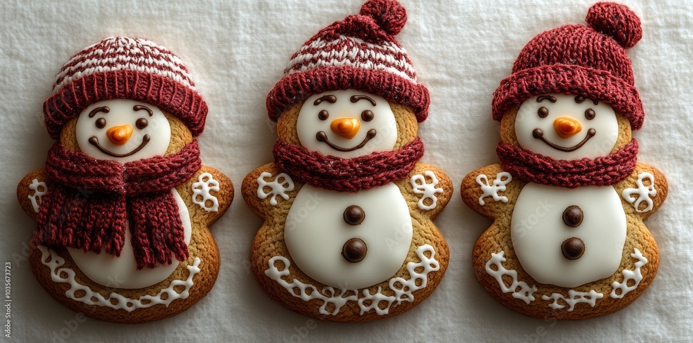 A christmas cookies, a snowman, an X'mas tree, and a gingerbread house isolated on a white background. This is a homemade decoration template for a Christmas party. A christmas cookies, a snowman, an X'mas tree, and a gingerbread house isolated on a white background. This is a homemade decoration template for a Christmas party.