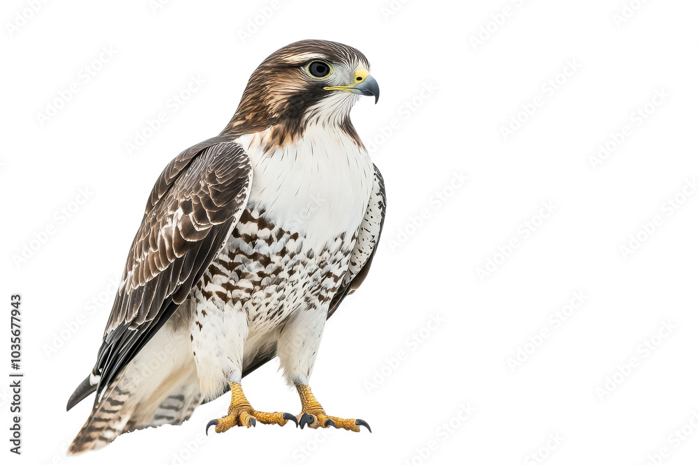 Detailed Image of a Falcon Isolated on a transparent Background for Use in Educational and Creative Projects Detailed Image of a Falcon Isolated on a transparent Background for Use in Educational and Creative Projects