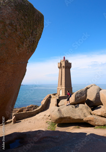 Lighthouse of Ploumanac'h a...