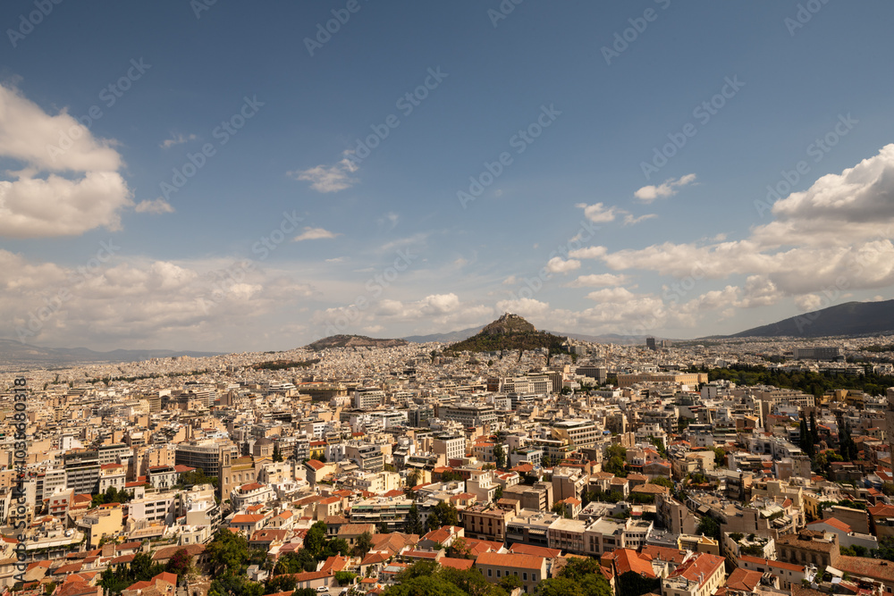 Fototapeta premium Athens Skyline from the Acropolis