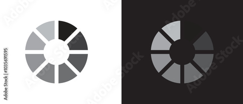 Loading icon set. Load circular. Loader buffer sign