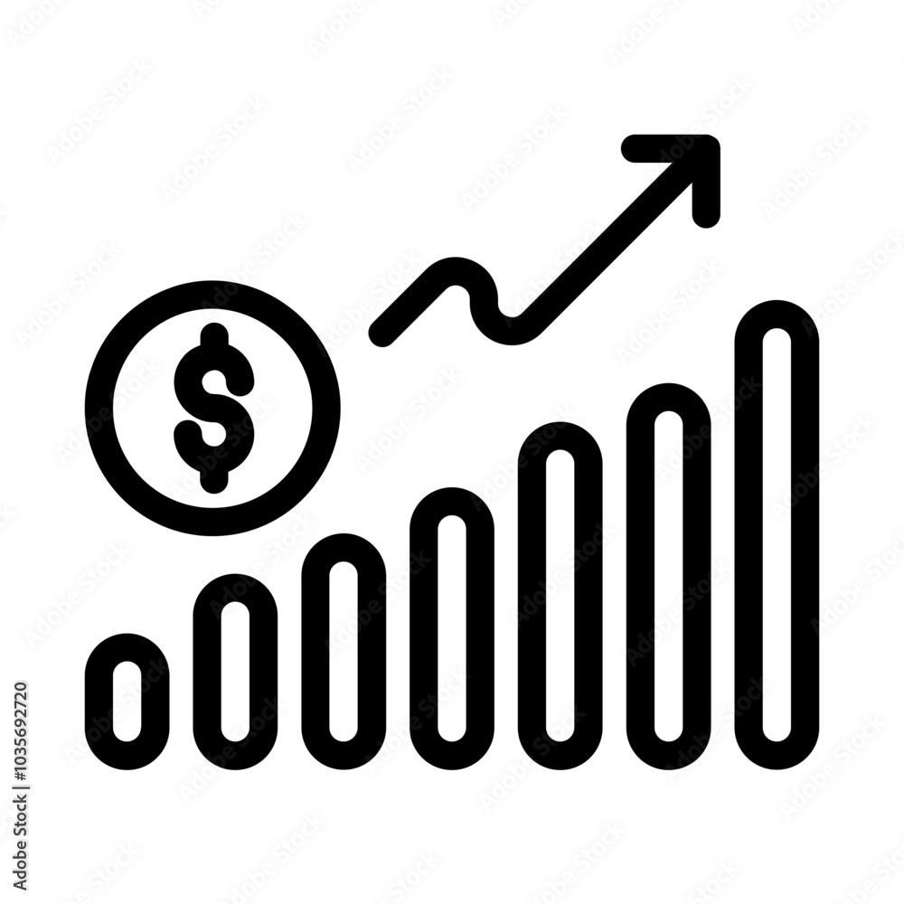 icon pack of vector line icons with a business and finance theme icon pack of vector line icons with a business and finance theme