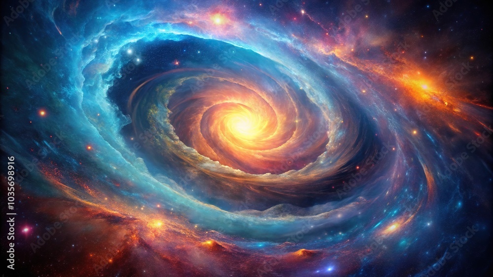 abstract swirling space nebula background abstract swirling space nebula background