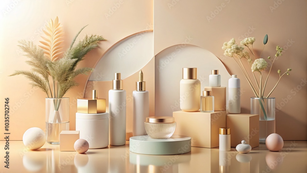 Elegant Product Photography with Monotone Pastel Background for Modern Aesthetics Elegant Product Photography with Monotone Pastel Background for Modern Aesthetics