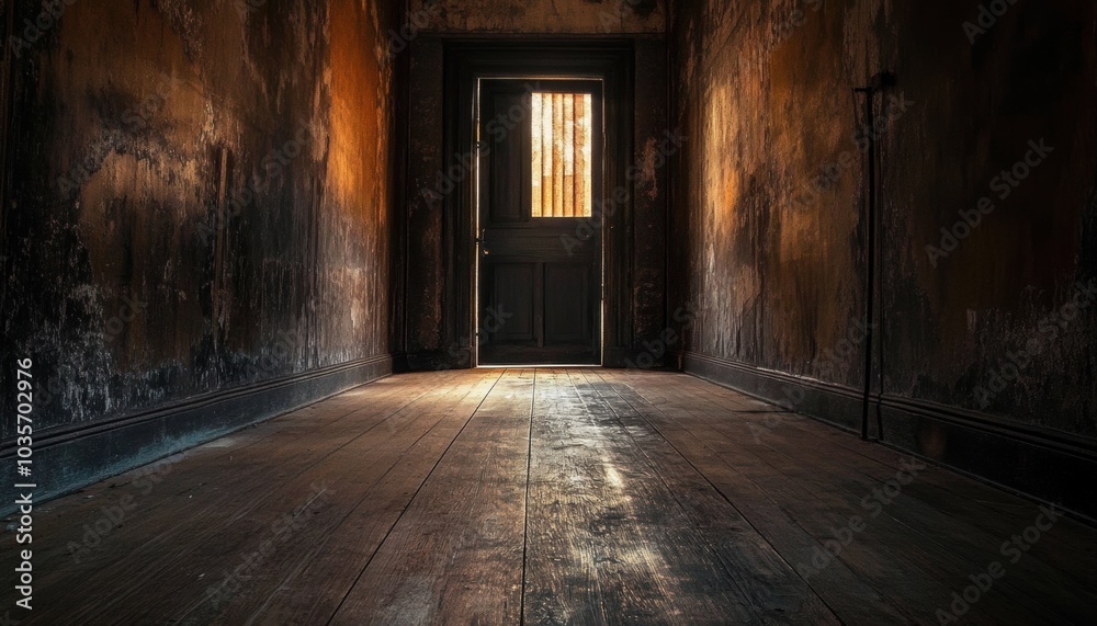 Obraz premium Abandoned Hallway.