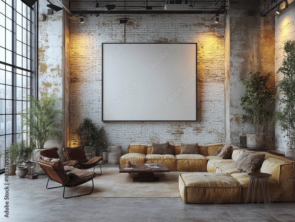 Obraz premium Modern Loft Interior.