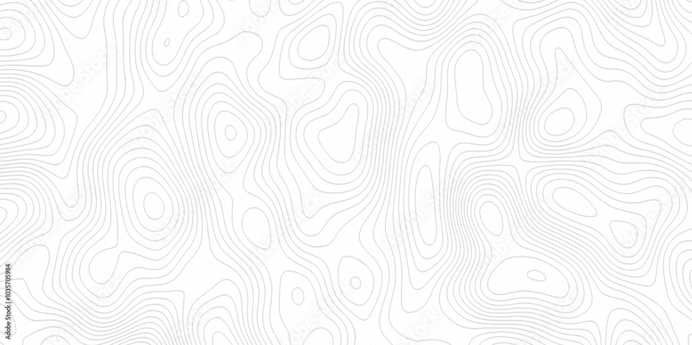 Topographic map in contour line light topographic topo contour map. ocean topographic line map with curvy wave isolines vector Topographic Map. Natural printing illustrations of maps.