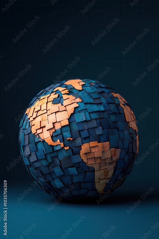 A globe made entirely of search engine results, with each result displayed as a tile, forming a mosaic of global, conceptual art, digital mosaic, soft glow A globe made entirely of search engine results, with each result displayed as a tile, forming a mosaic of global, conceptual art, digital mosaic, soft glow