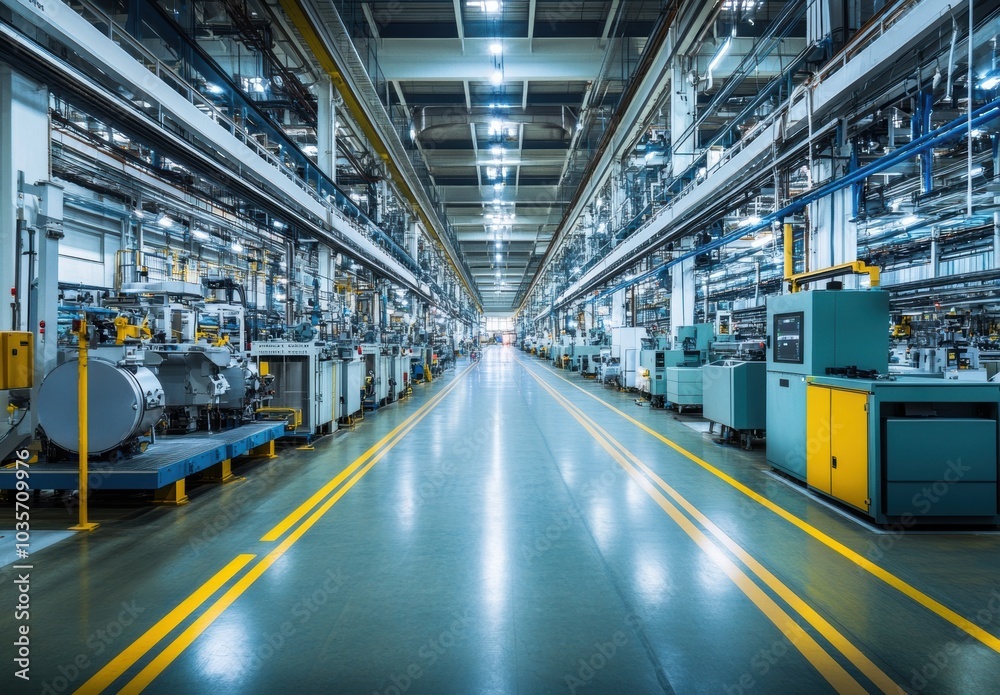 Fototapeta premium Factory Production Line.