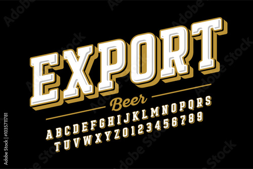 Export Beer Vintage Style F...