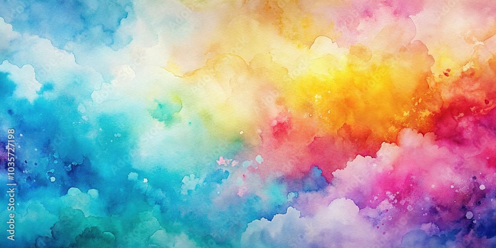 Abstract watercolor background in wide angle view Abstract watercolor background in wide angle view