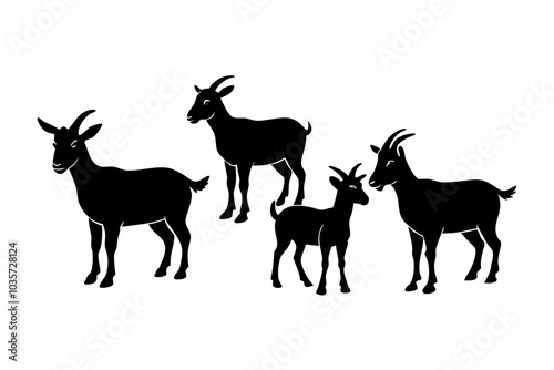 Goat Silhouettes.