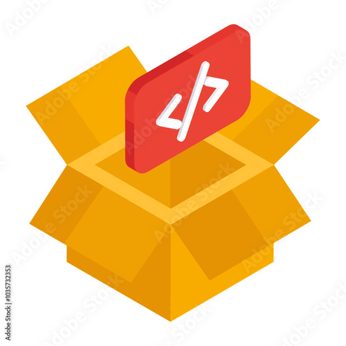 Trendy design icon of js file 

