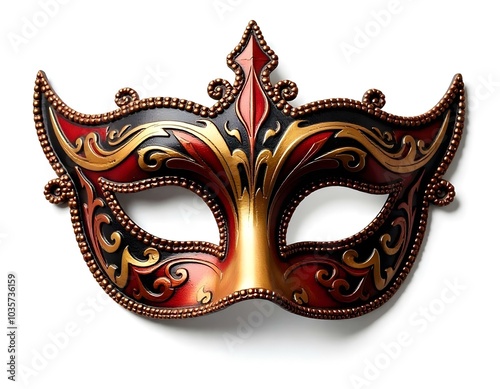 carnival mask isolated on white