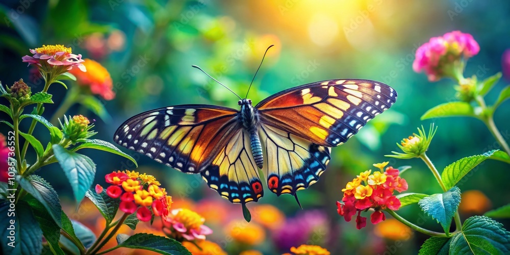 Hand Drawn Butterfly Element in High Depth of Field for Nature and Art Lovers Hand Drawn Butterfly Element in High Depth of Field for Nature and Art Lovers