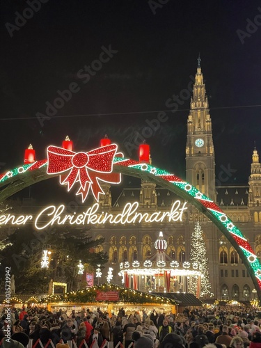 Christmas market in Vienna