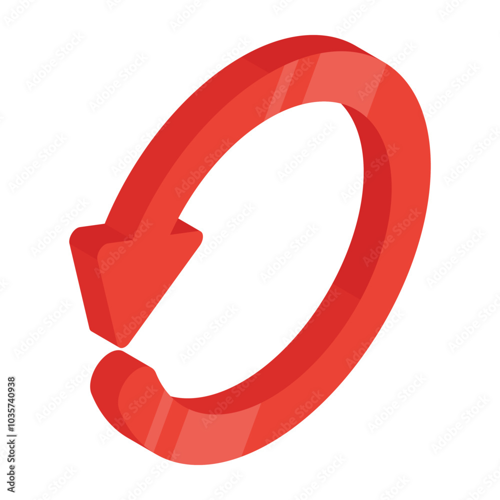 A unique design icon of reload arrow
A unique design icon of reload arrow