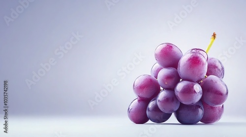 Grapes, white isolate background