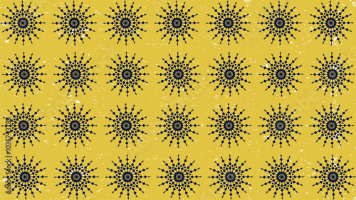 Mandala type floral pattern background.