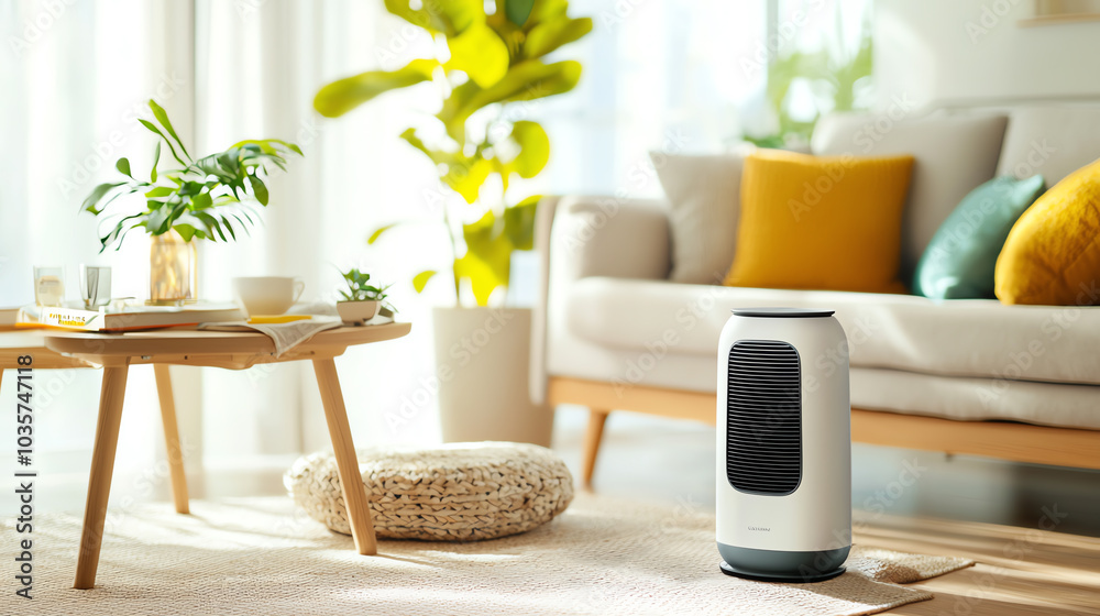 Modern home decor with air purifier a blend of comfort and style for a healthy living space Modern home decor with air purifier a blend of comfort and style for a healthy living space