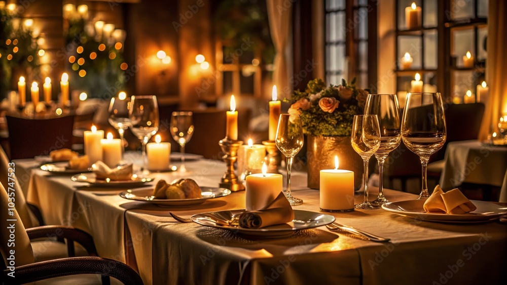 Intimate Dinner Moments with Flickering Candle Flames – Cozy Low Light Photography