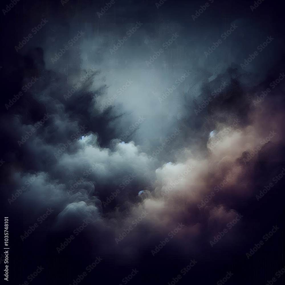 A smoky atmospheric background with a dark, mysterious ambiance. The background features White to slightly lighter tones in the center . Subtle, soft smoke rises from the bottom, swirling gently in A smoky atmospheric background with a dark, mysterious ambiance. The background features White to slightly lighter tones in the center . Subtle, soft smoke rises from the bottom, swirling gently in