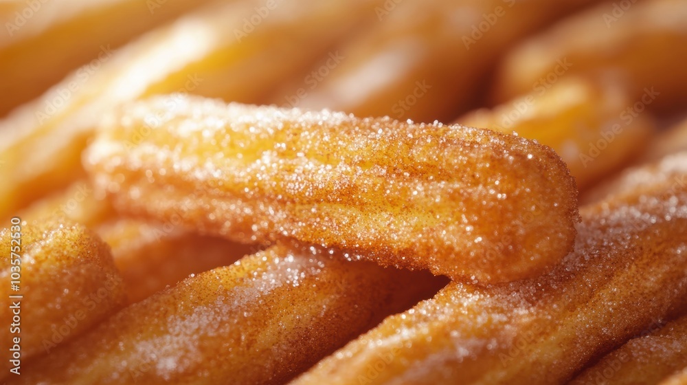 Churros with Sugar. Churros with Sugar.