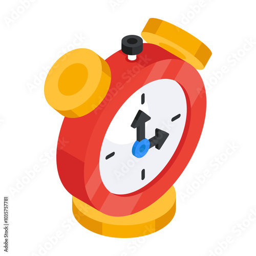 Modern design icon of alarm Clock 

